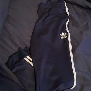 Blue adidas women’s joggers
